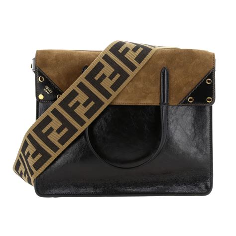 borsa tessuto fendi|borsa Fendi flip.